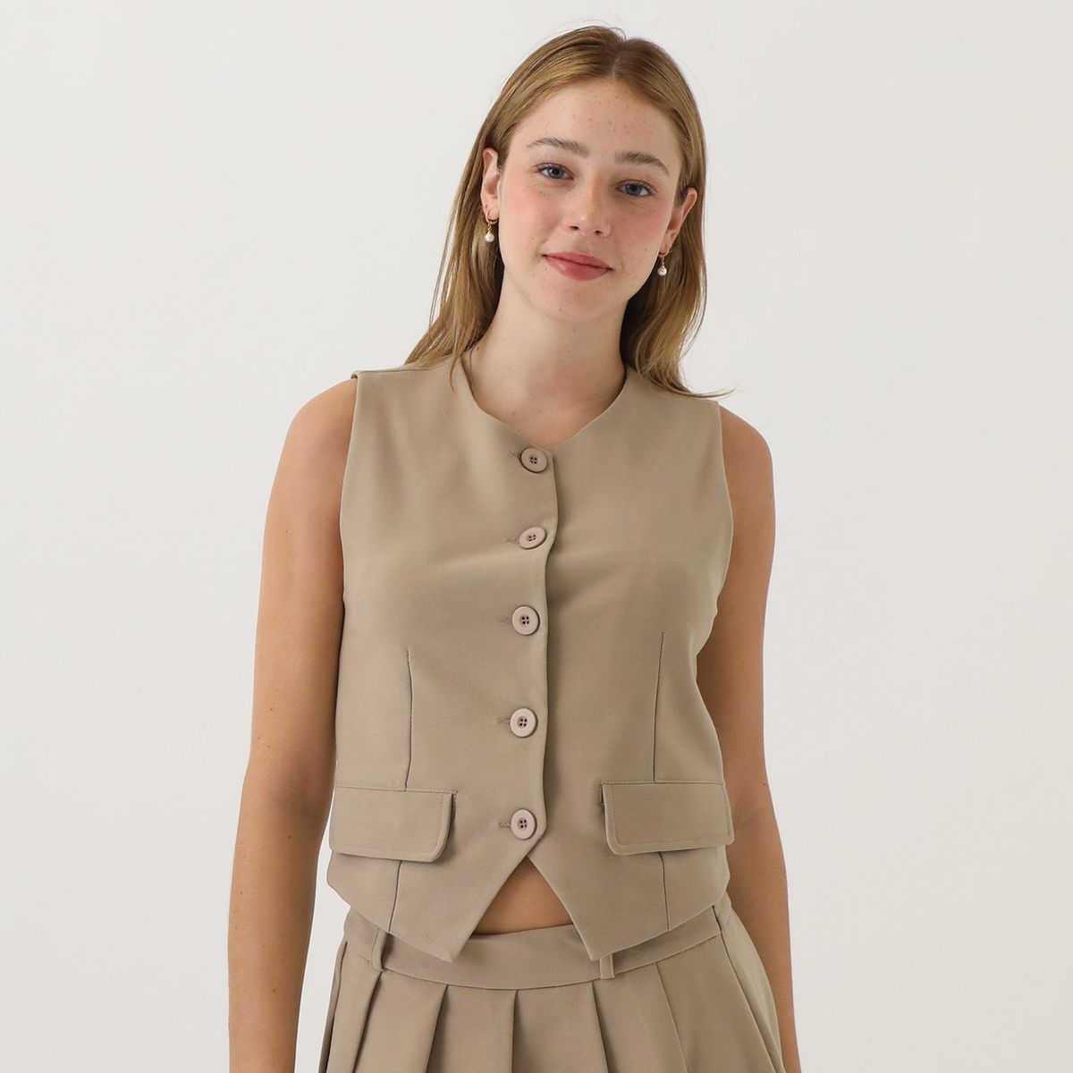 SYBILLA - Chaleco Casual Mujer Sybilla