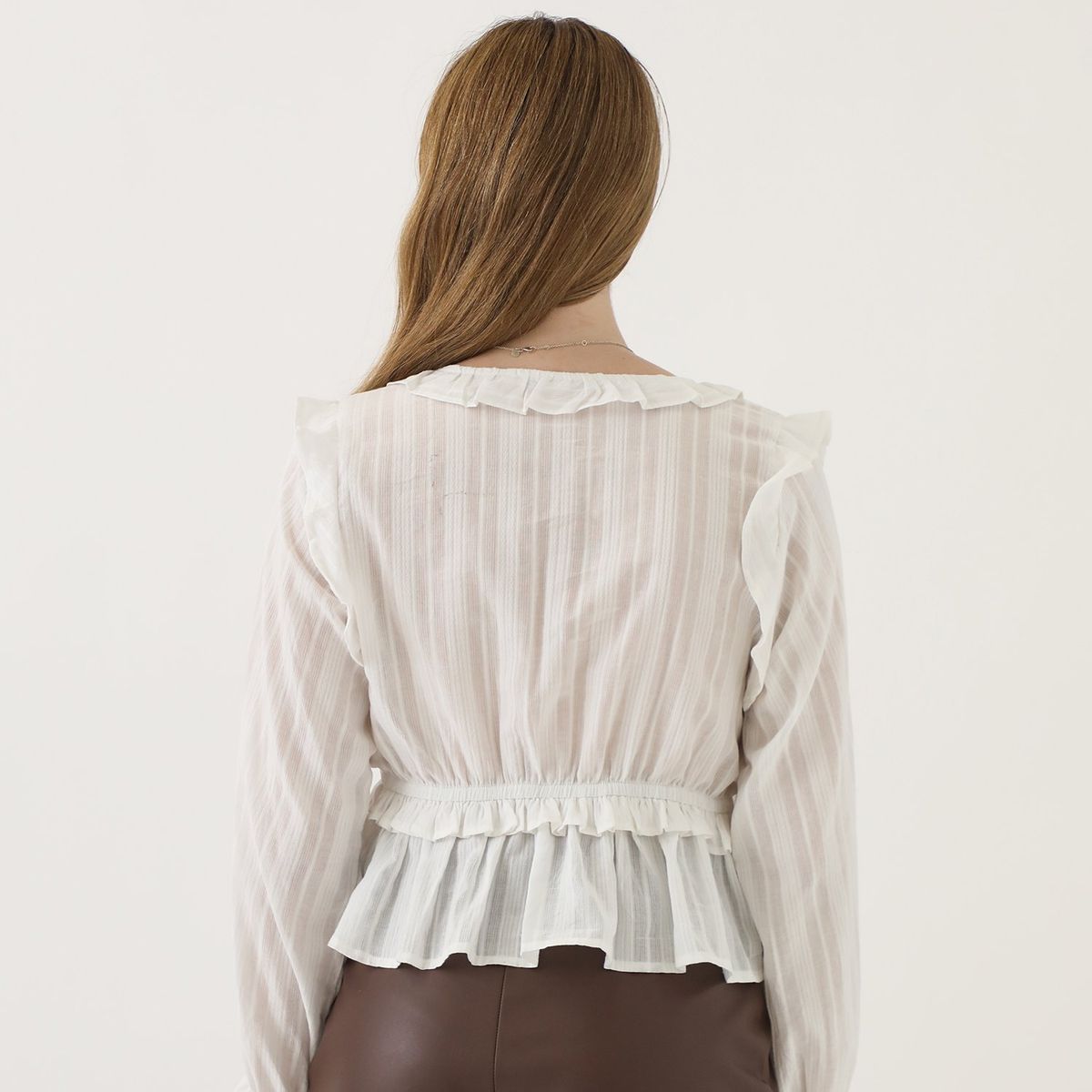 SYBILLA - Blusa Manga Larga Casual Mujer Sybilla