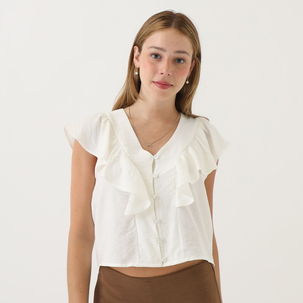 SYBILLA - Blusa Sin Mangas Casual Mujer Sybilla