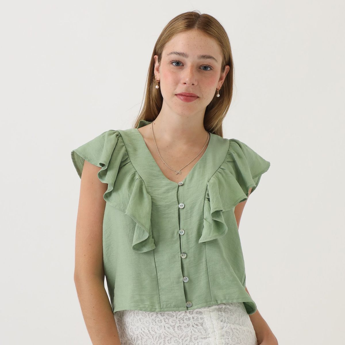 SYBILLA - Blusa Sin Mangas Casual Mujer Sybilla