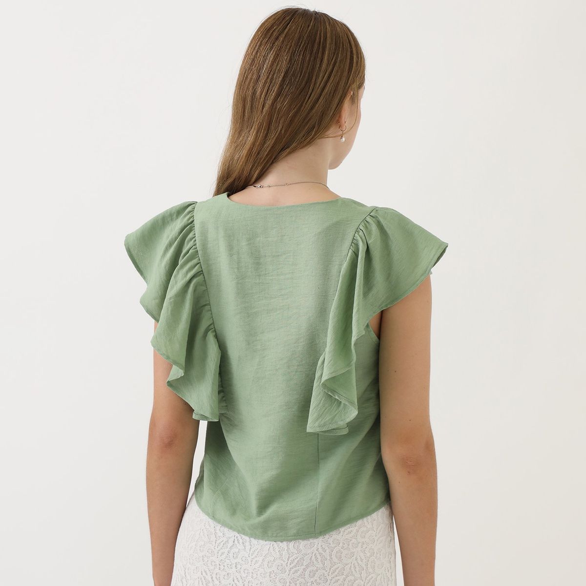 SYBILLA - Blusa Sin Mangas Casual Mujer Sybilla