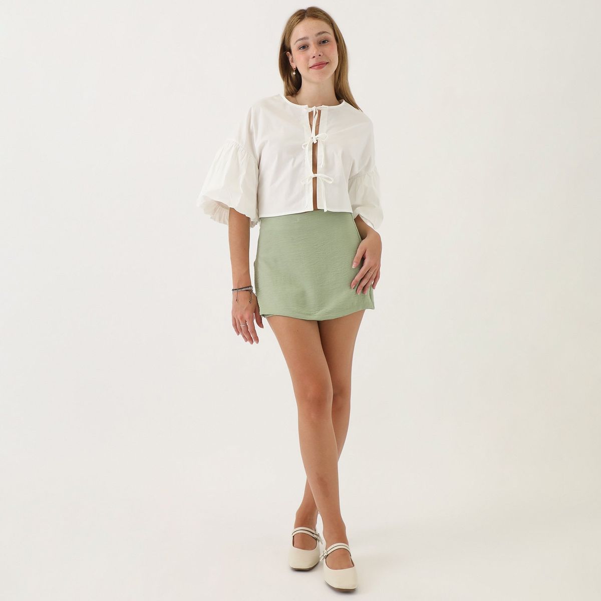 SYBILLA - Falda Short Casual Mujer Sybilla