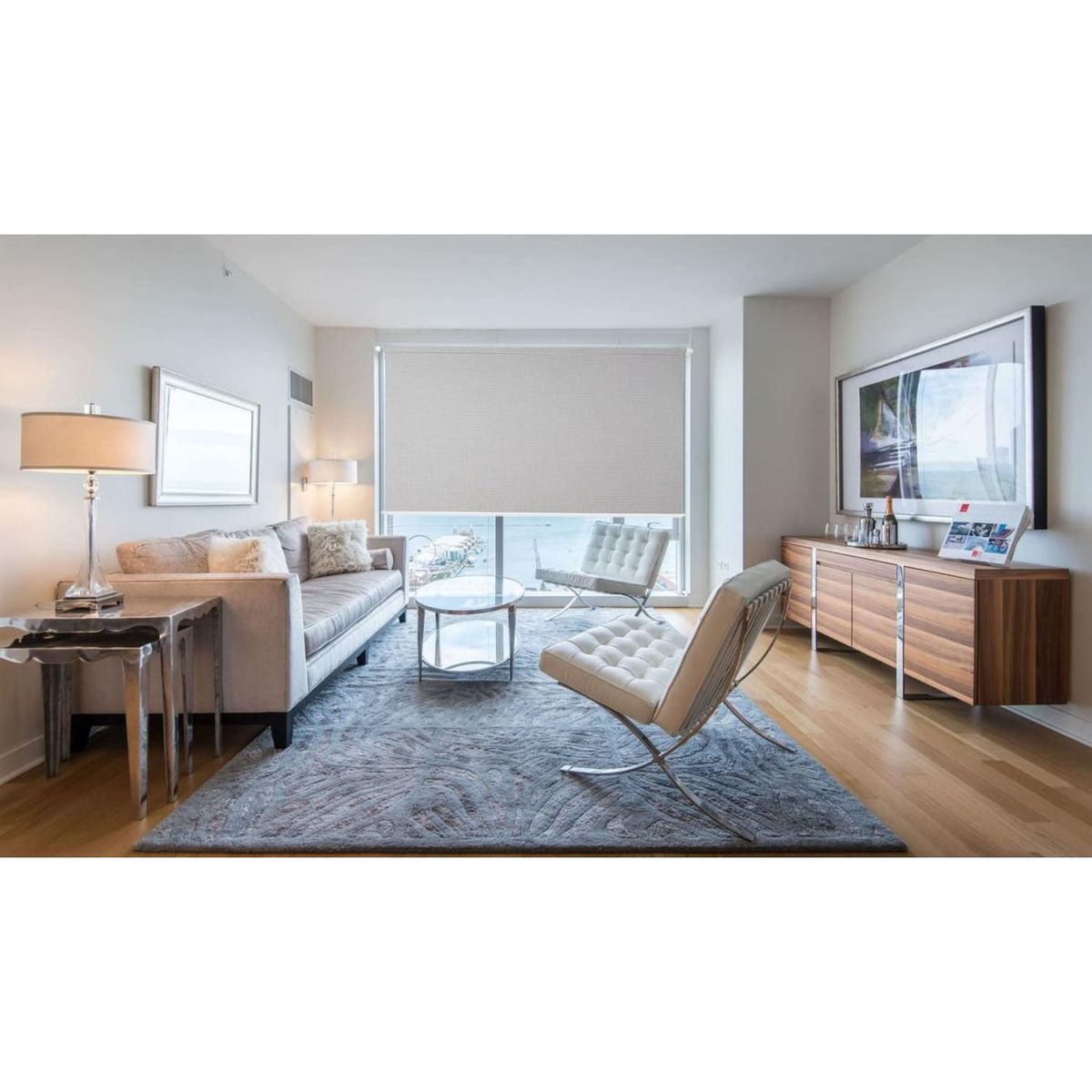 DECOR HOUSE INTEGRALES SAC - Cortina Roller Premium Screen 0% Gris 100cm Ancho x 160cm Alto