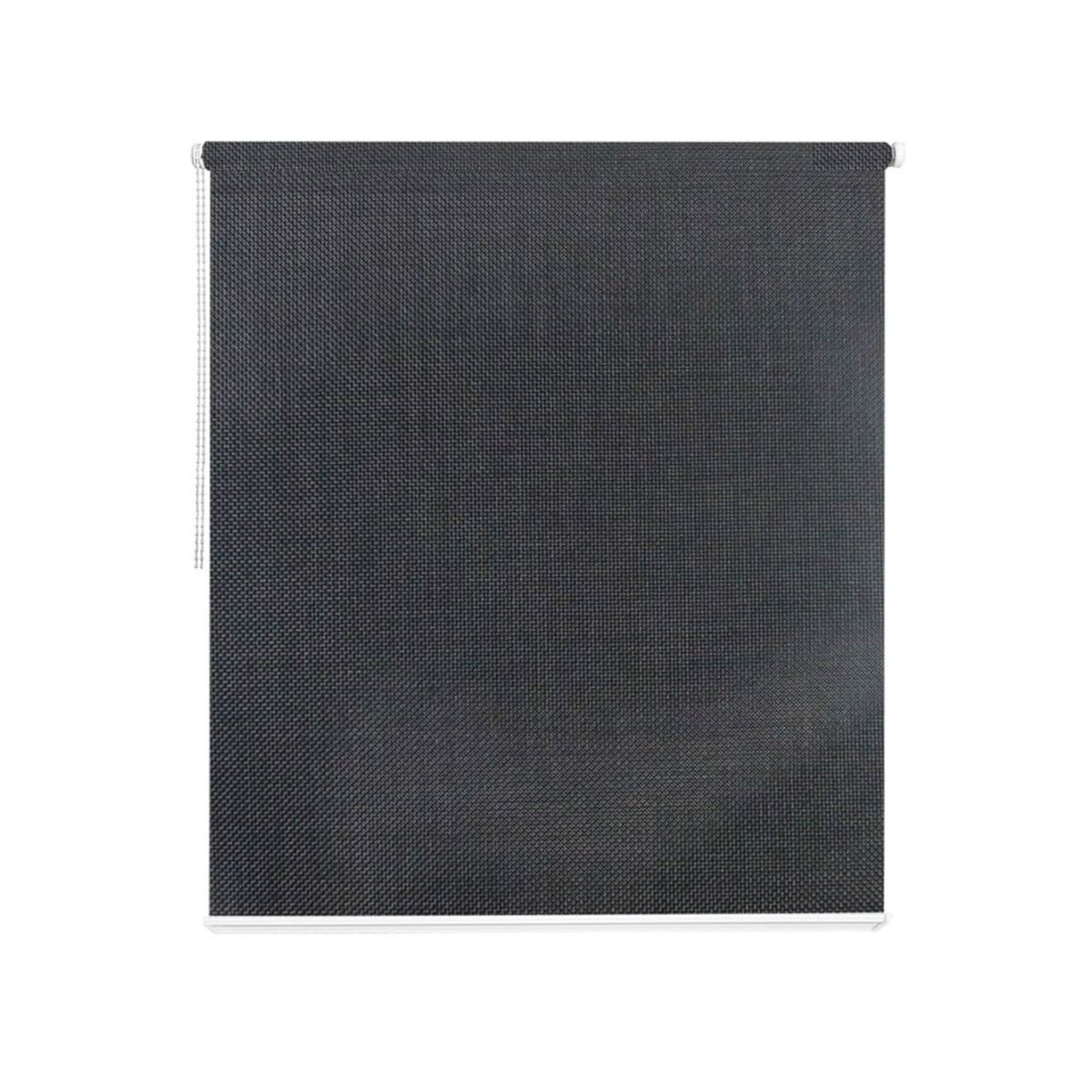 DECOR HOUSE INTEGRALES SAC - Cortina Roller Classic Screen 5% Negro 130cm Ancho x 150cm Alto