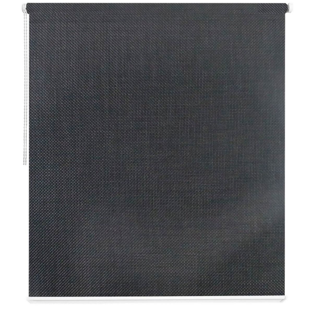 DECOR HOUSE INTEGRALES SAC - Cortina Roller Classic Screen 5% Negro 100cm Ancho x 180cm Alto