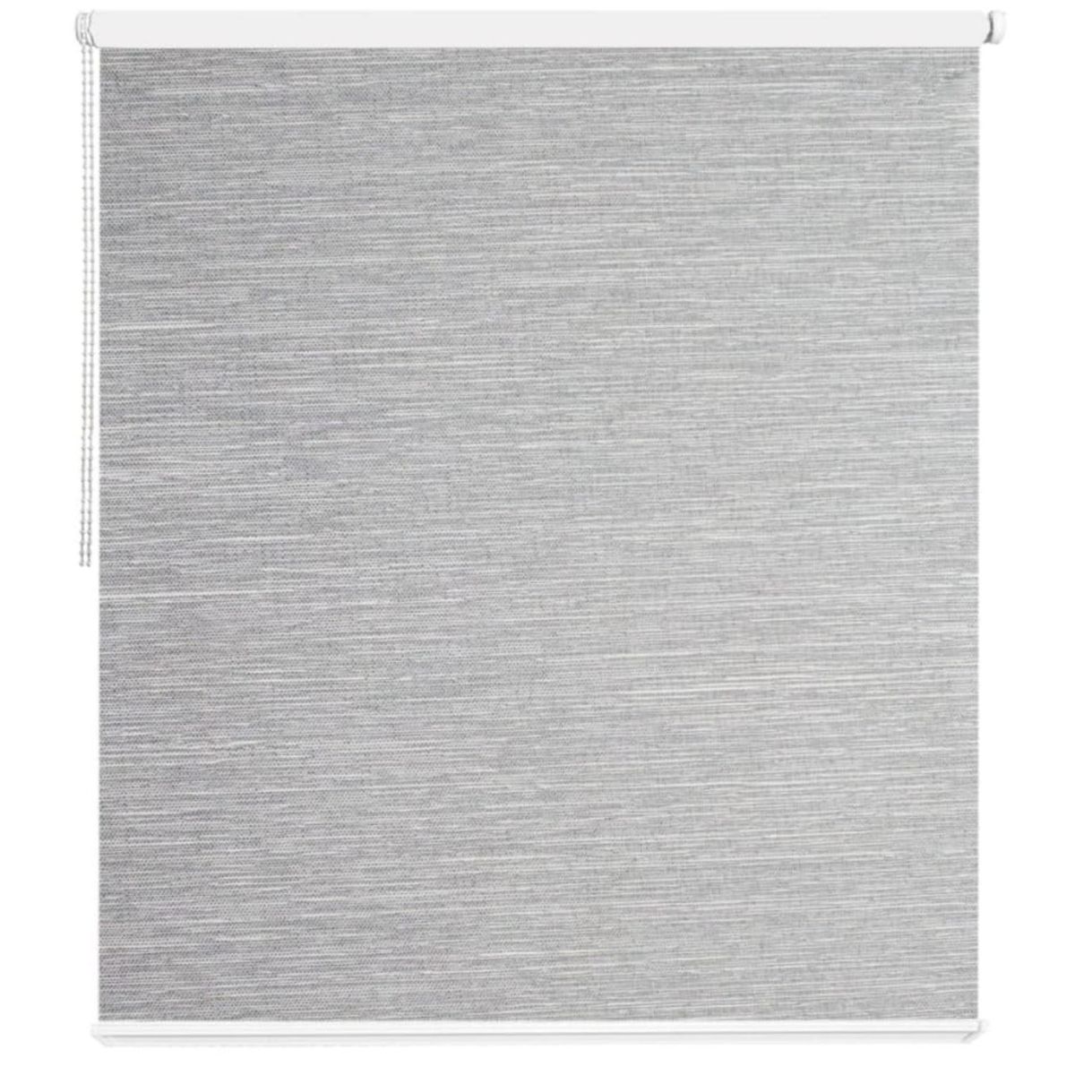 DECOR HOUSE INTEGRALES SAC - Cortina Roller Blackout Textil Rústico Gris 140cm Ancho x 200cm Alto