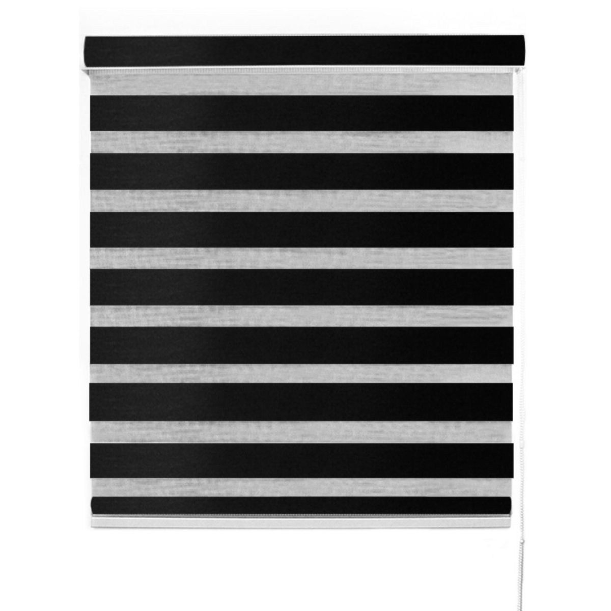 DECOR HOUSE INTEGRALES SAC - Cortina Roller Duo Premium Screen Negro Ancho 190cm x Alto 150cm