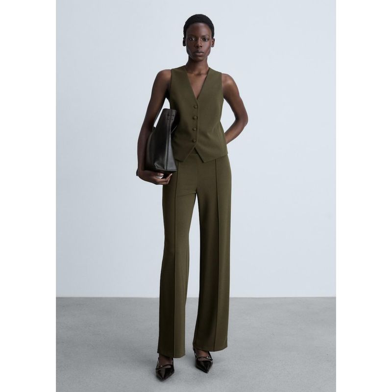 MANGO - Chaleco Casual Mujer Mango