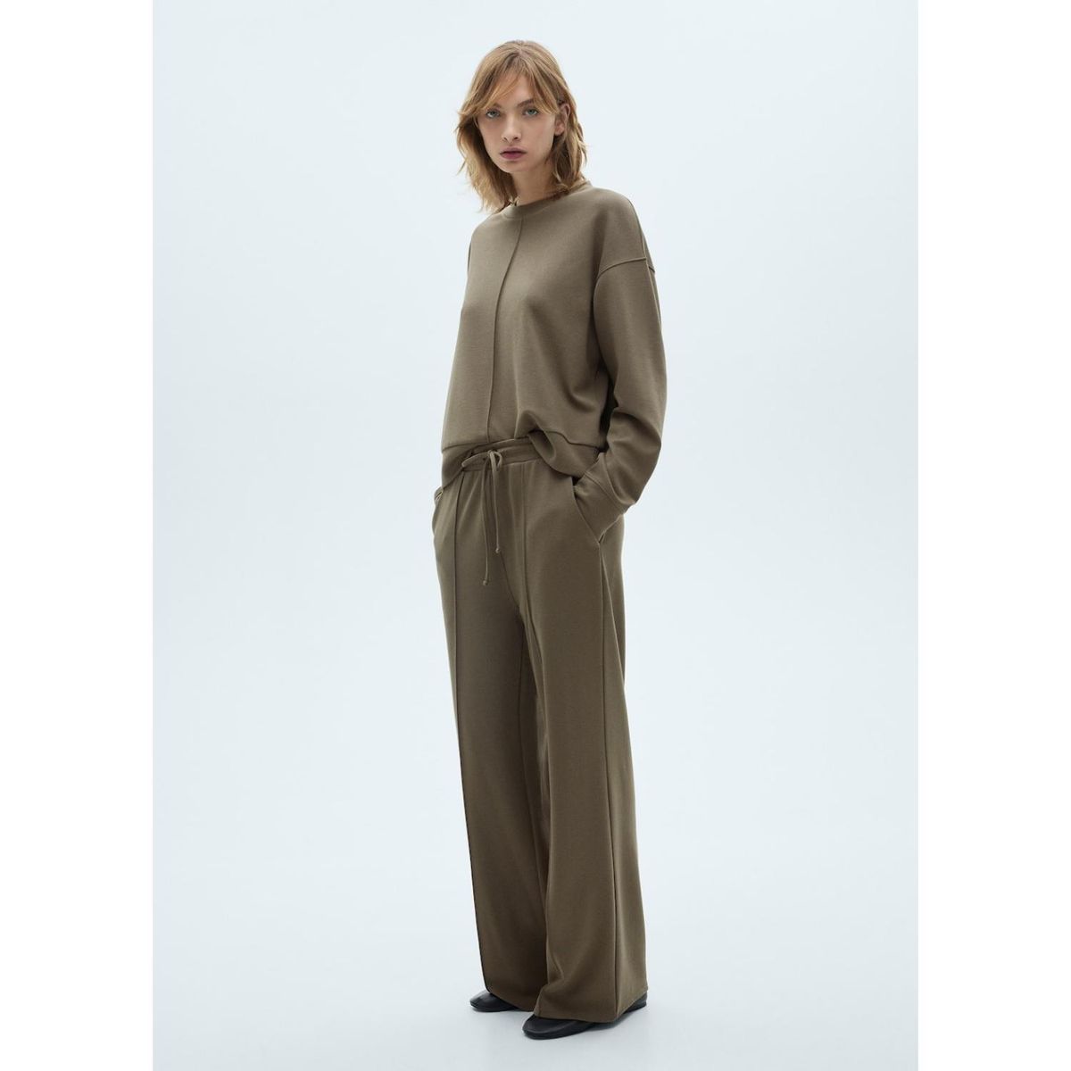 MANGO - Pantalón Jogger Casual Mujer Mango