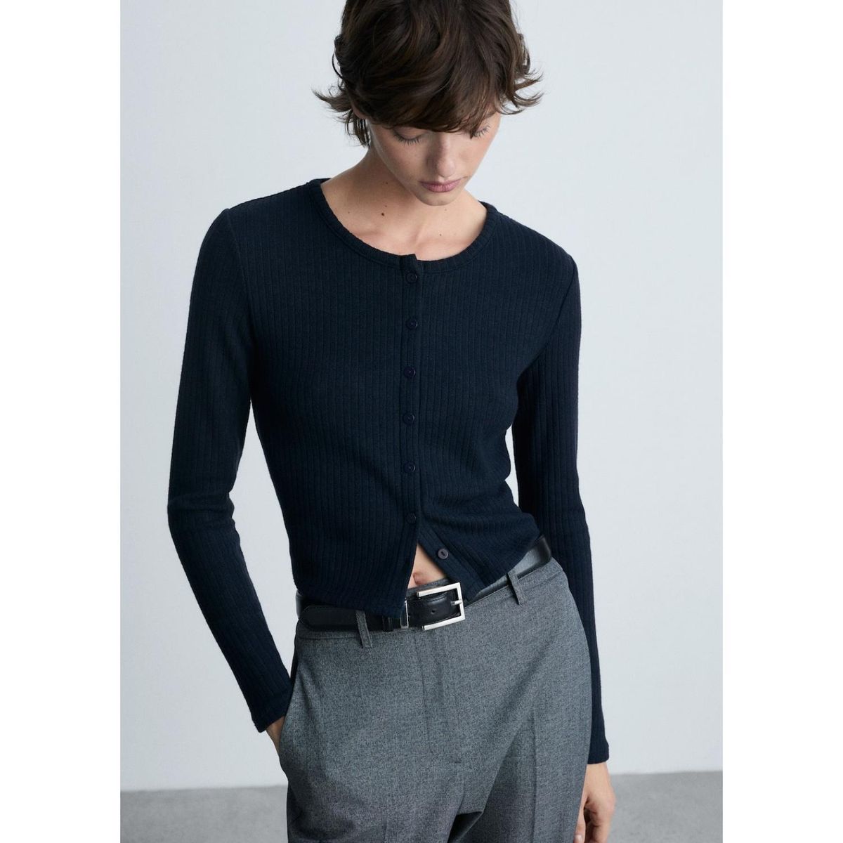 MANGO - Cárdigan Casual Mujer Mango