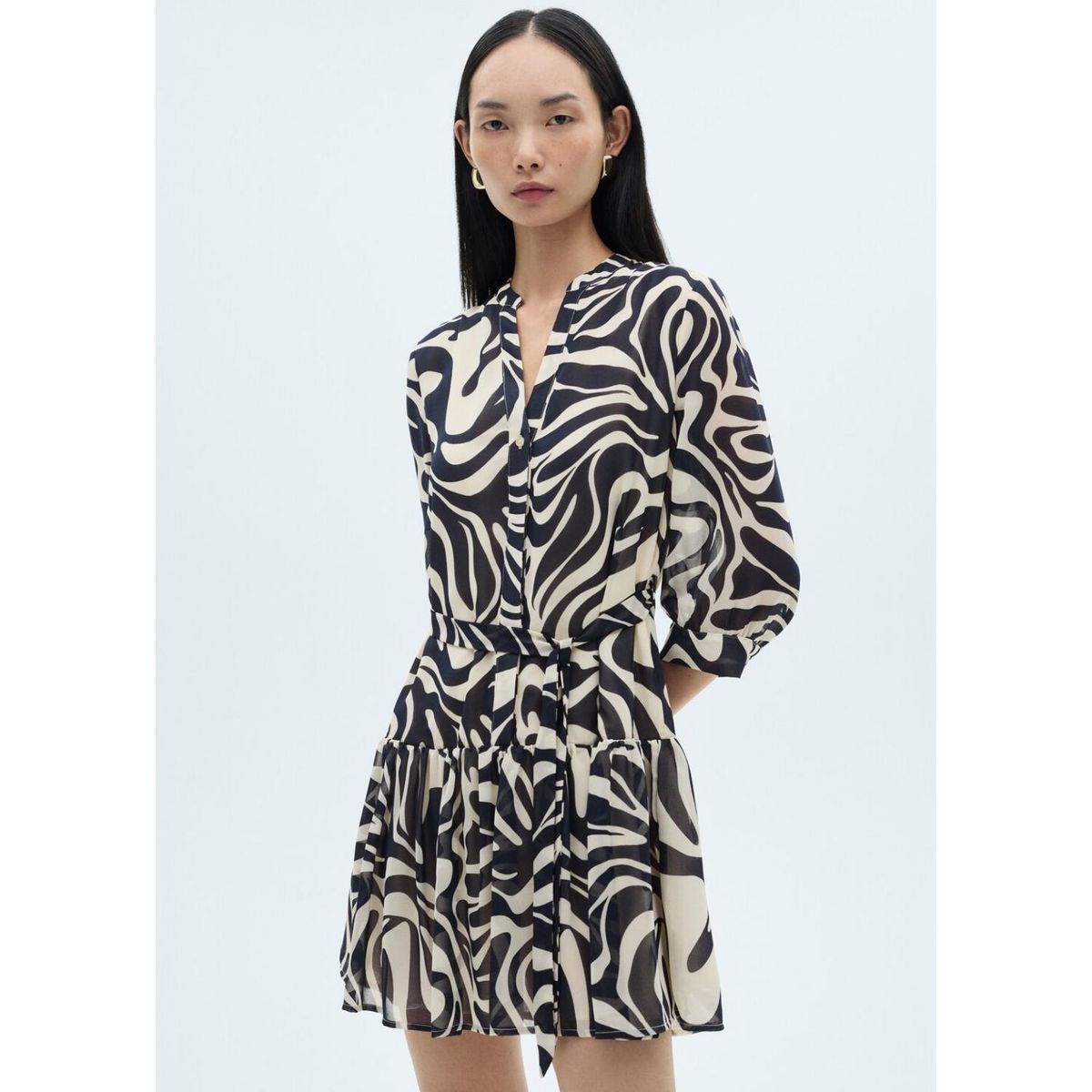 MANGO - Vestido Corto Casual Mujer Mango