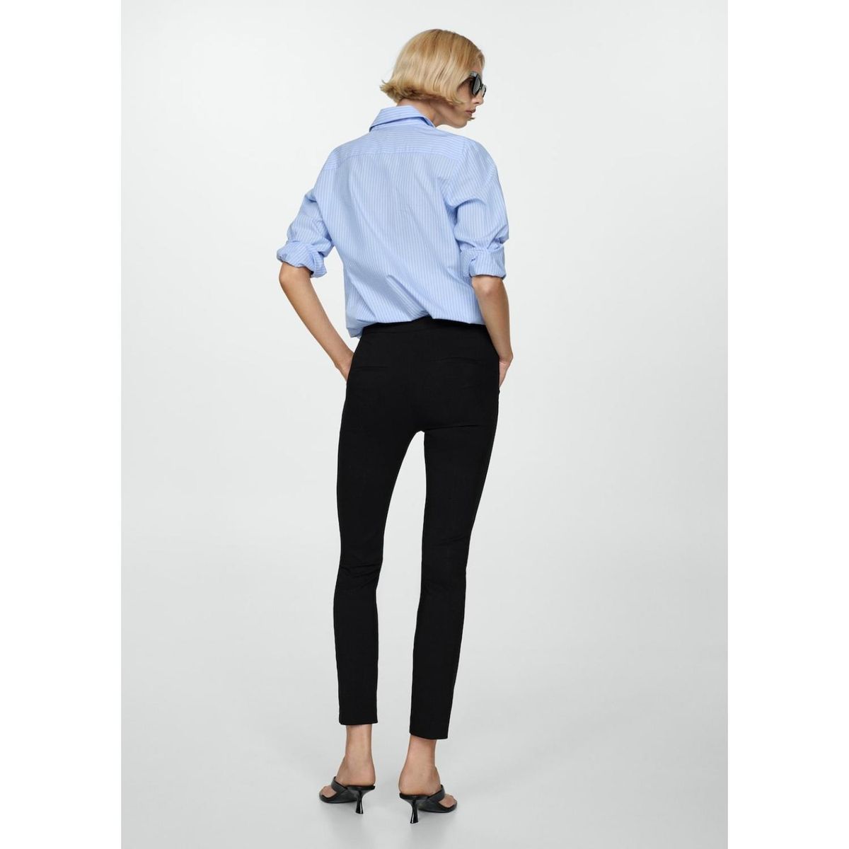 MANGO - Polo Manga Larga Casual Mujer Mango