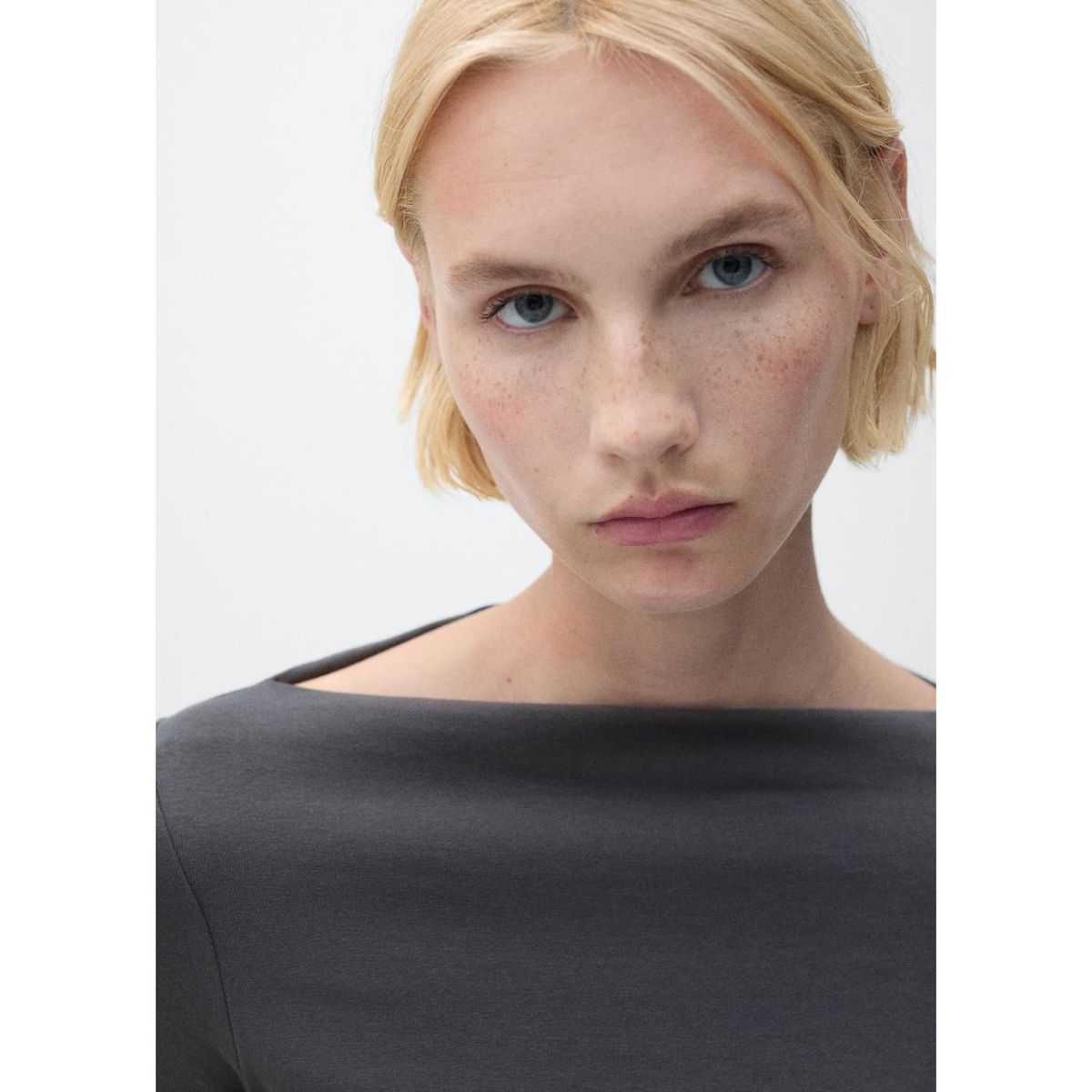 MANGO - Polo Manga Larga Algodón Mujer Mango