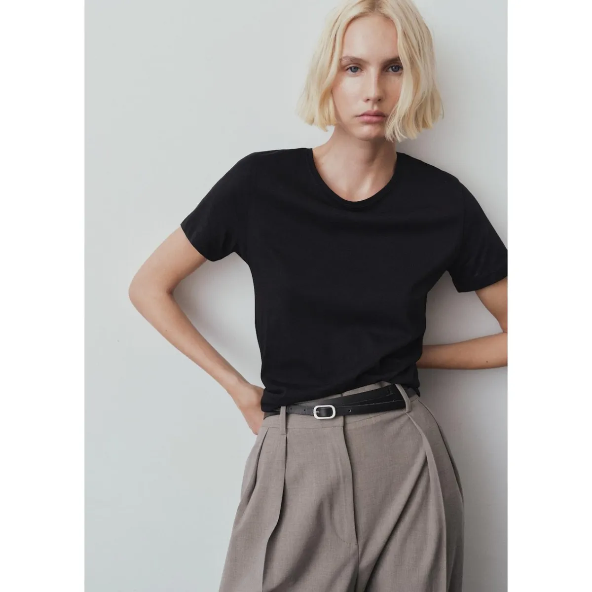 MANGO - Polo Manga Corta 100% Algodón Mujer Mango