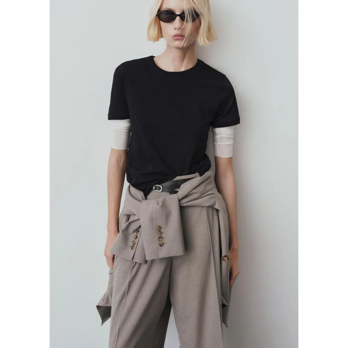 MANGO - Polo Manga Corta 100% Algodón Mujer Mango