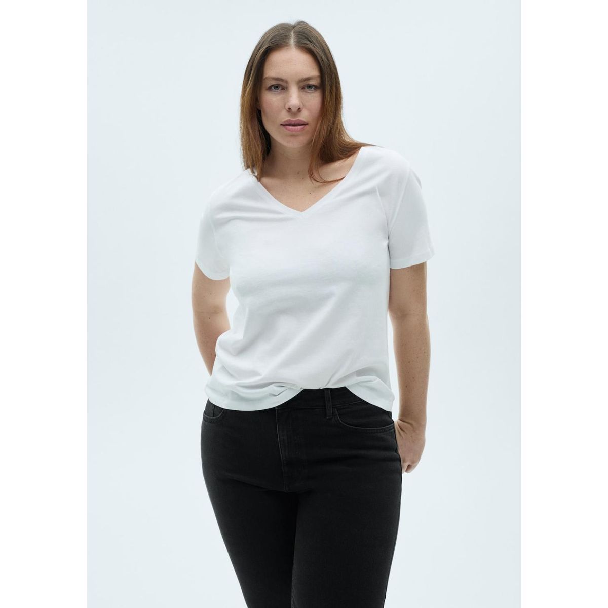 MANGO - Polo Manga Corta 100% Algodón Mujer Mango