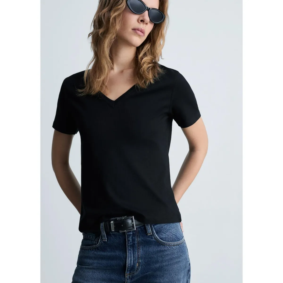 MANGO - Polo Manga Corta 100% Algodón Mujer Mango