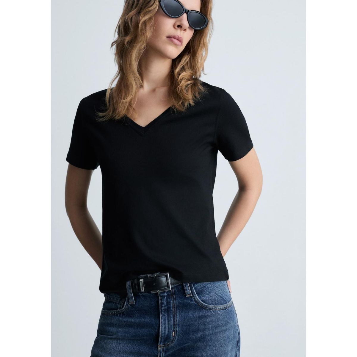 MANGO - Polo Manga Corta 100% Algodón Mujer Mango