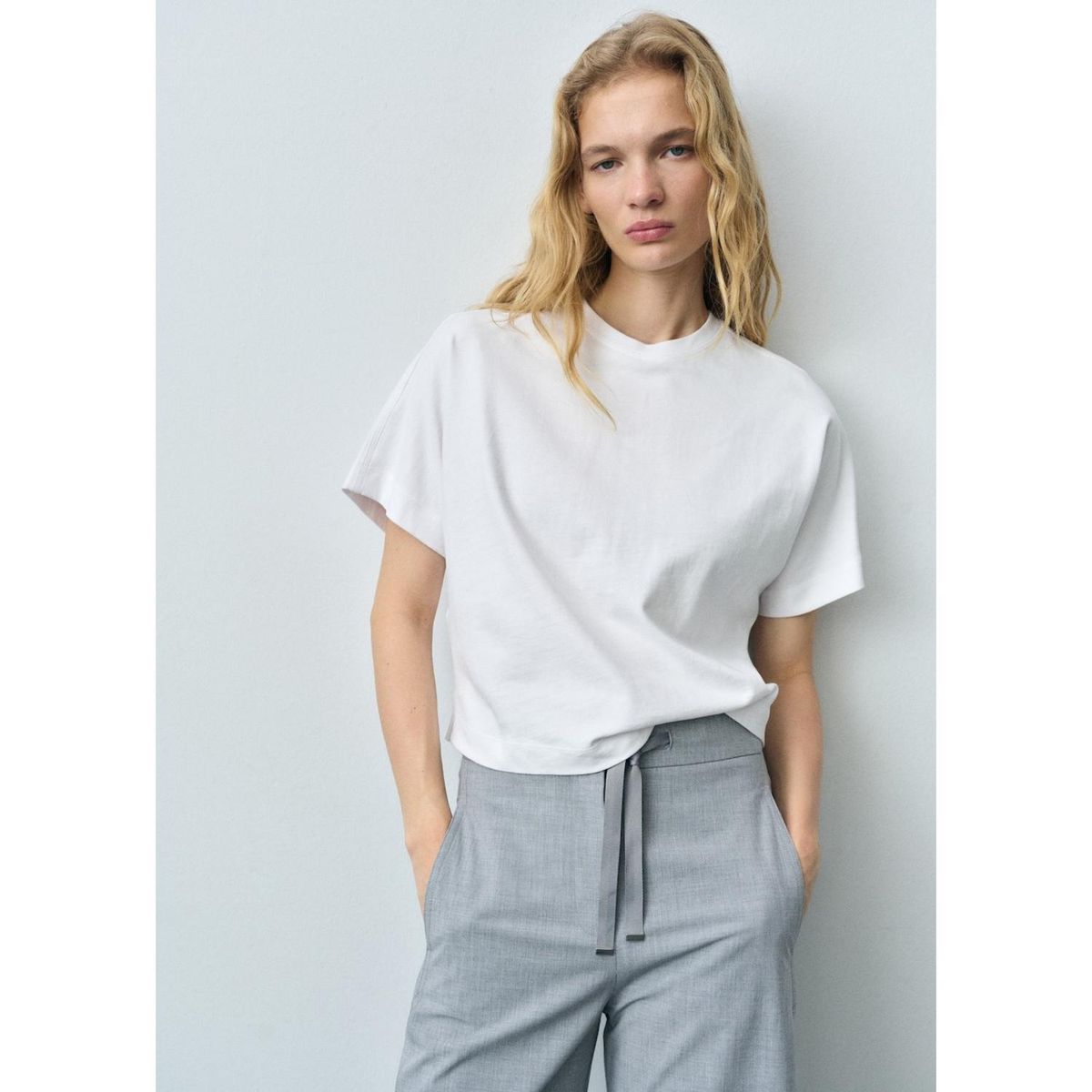 MANGO - Polo Manga Corta 100% Algodón Mujer Mango