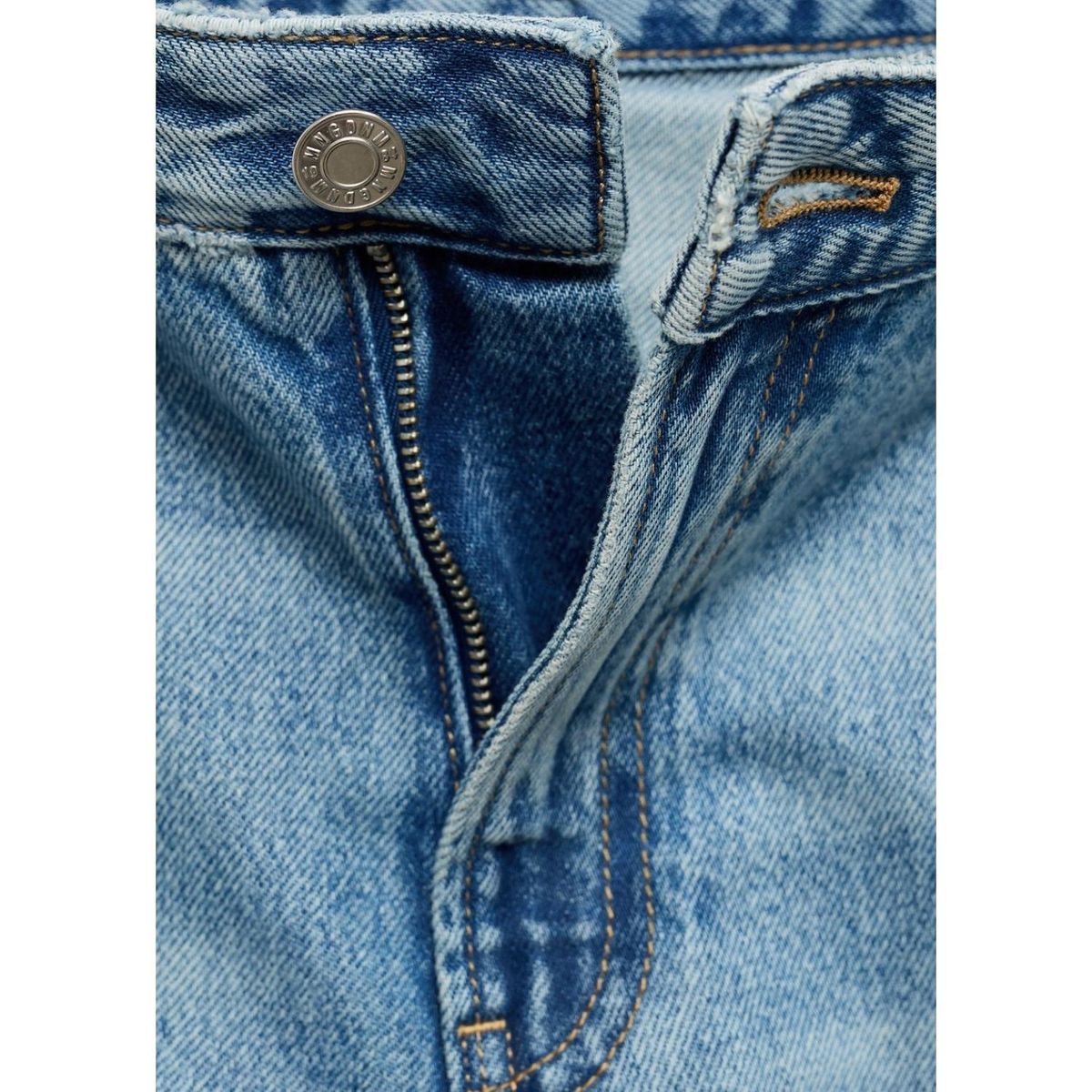 MANGO - Jean Straight Tiro Alto Mujer Mango
