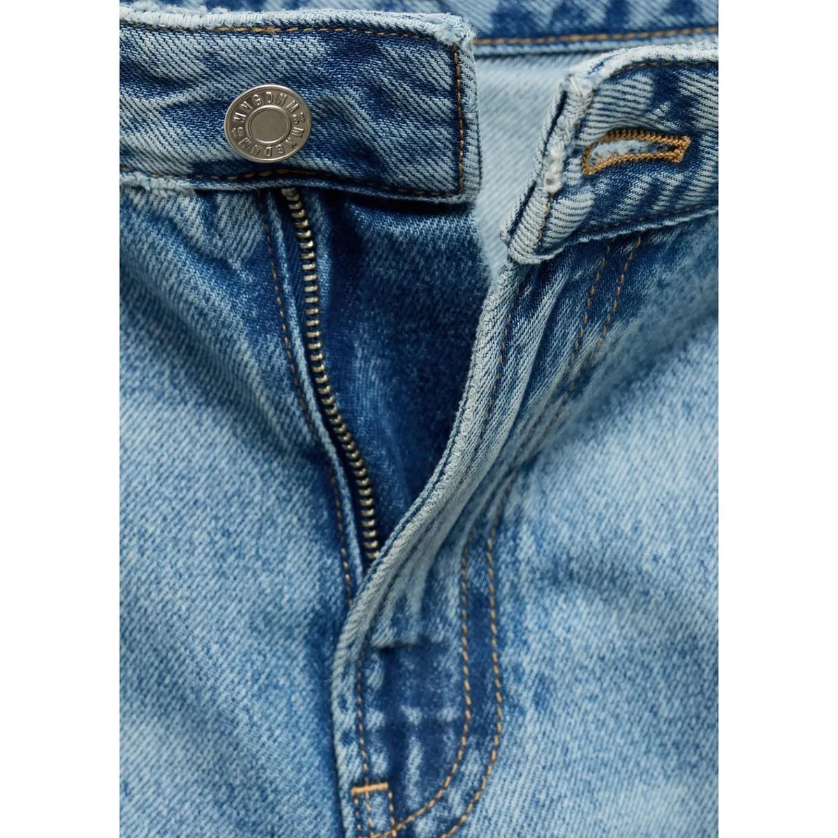 MANGO - Jean Straight Tiro Alto Mujer Mango