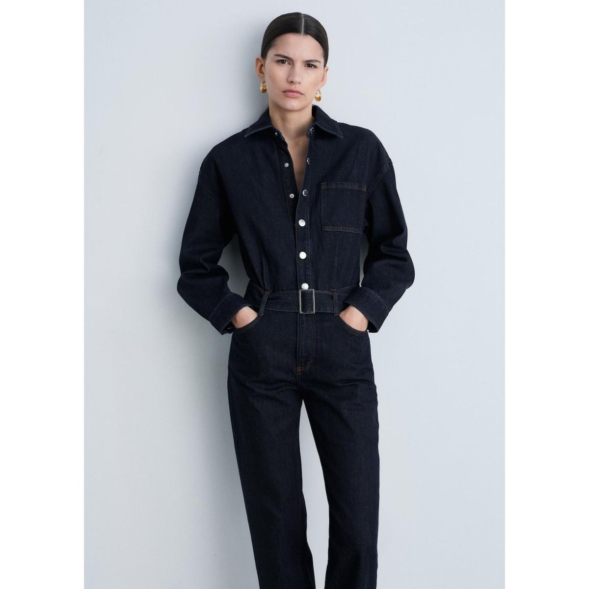 MANGO - Enterizo 100% Algodón Mujer Mango