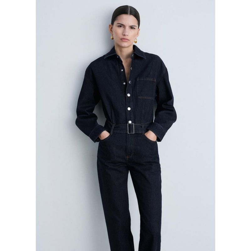 MANGO - Enterizo 100% Algodón Mujer Mango