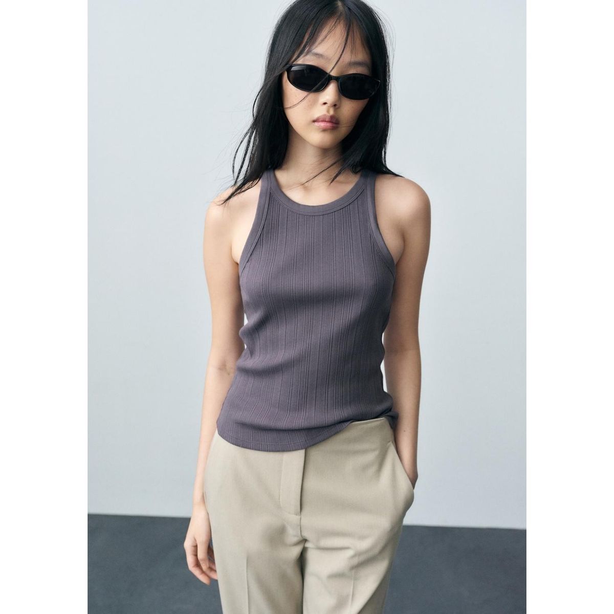 MANGO - Top Halter Mujer Mango