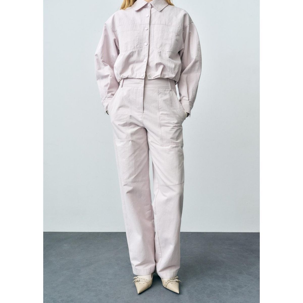 MANGO - Pantalón Wide Casual Mujer Mango