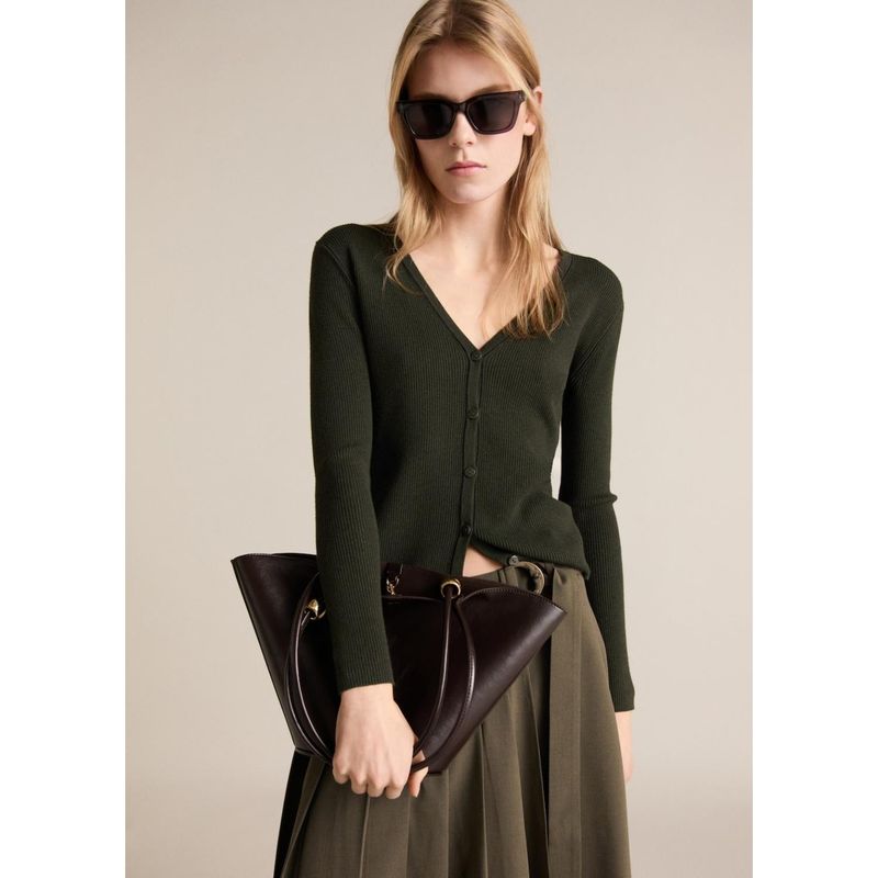 MANGO - Cárdigan Casual Mujer Mango