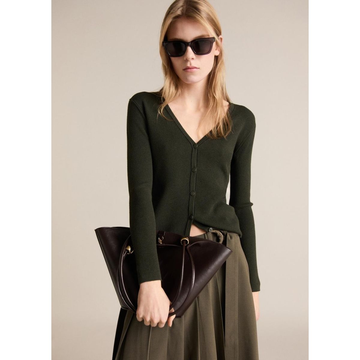 MANGO - Cárdigan Casual Mujer Mango