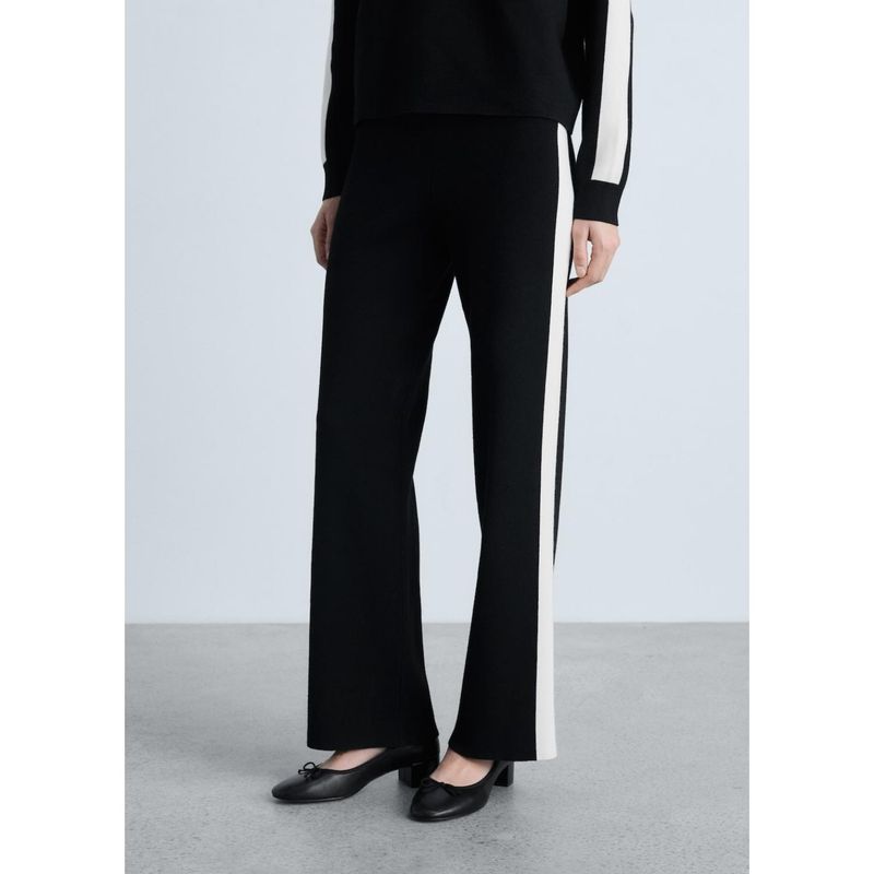 MANGO - Pantalón Recto Casual Mujer Mango