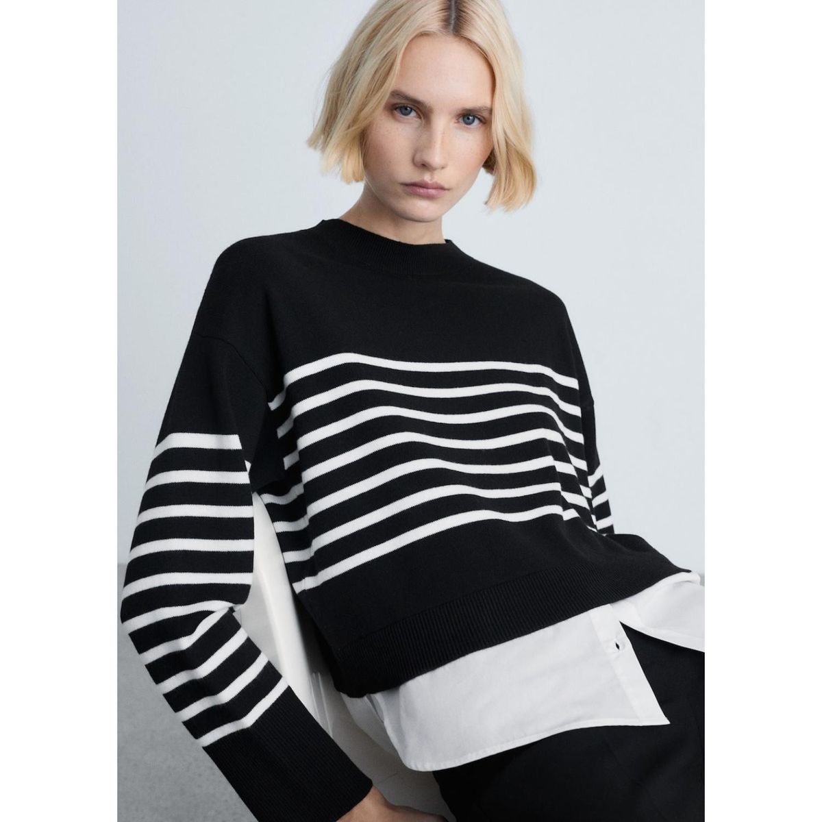 MANGO - Chompa Casual Mujer Mango