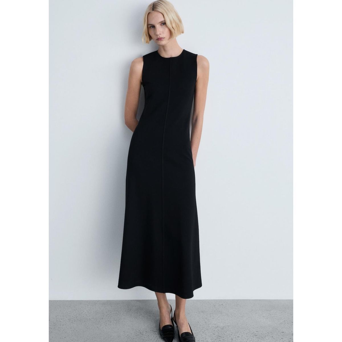 MANGO - Vestido Largo Casual Mujer Mango