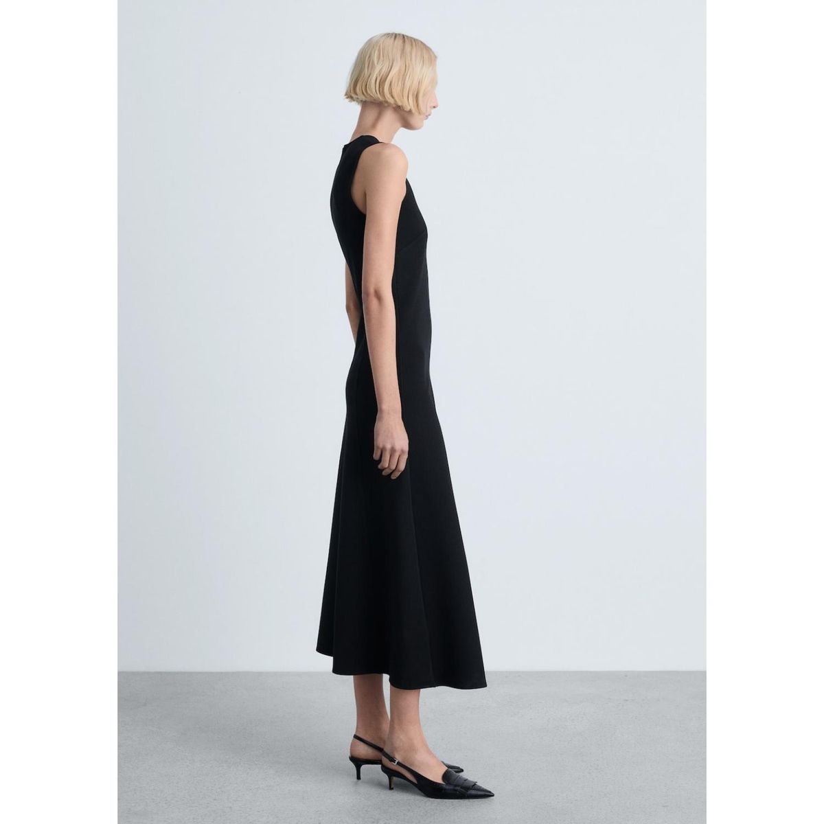 MANGO - Vestido Largo Casual Mujer Mango