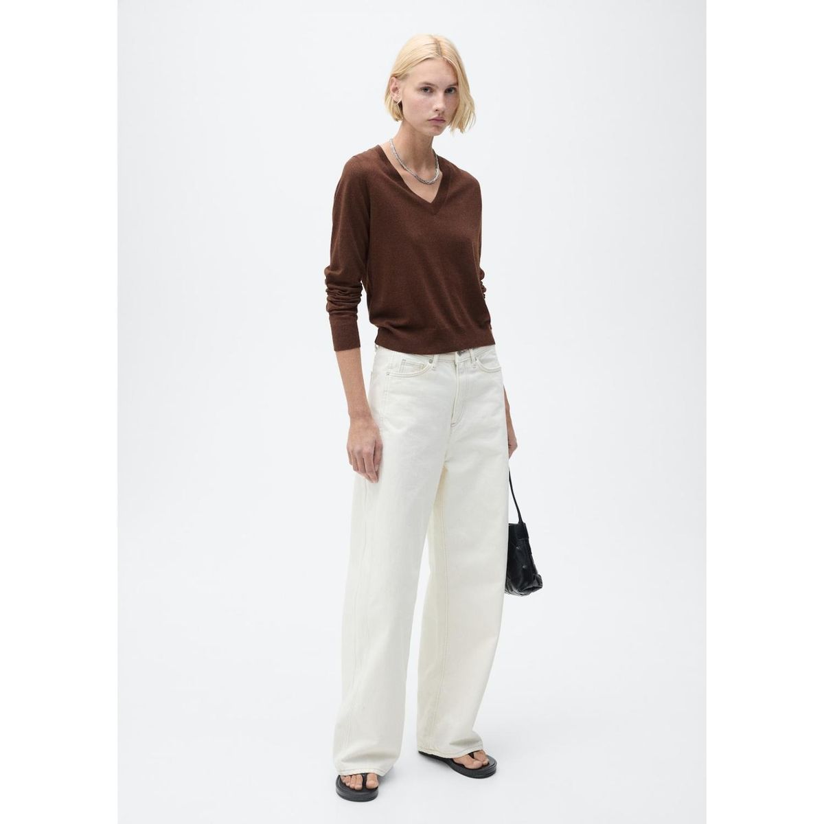 MANGO - Chompa Casual Mujer Mango