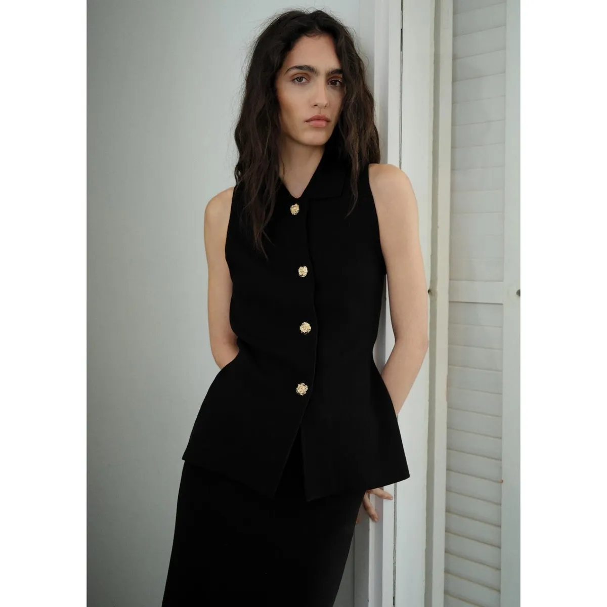 MANGO - Chaleco Casual Mujer Mango