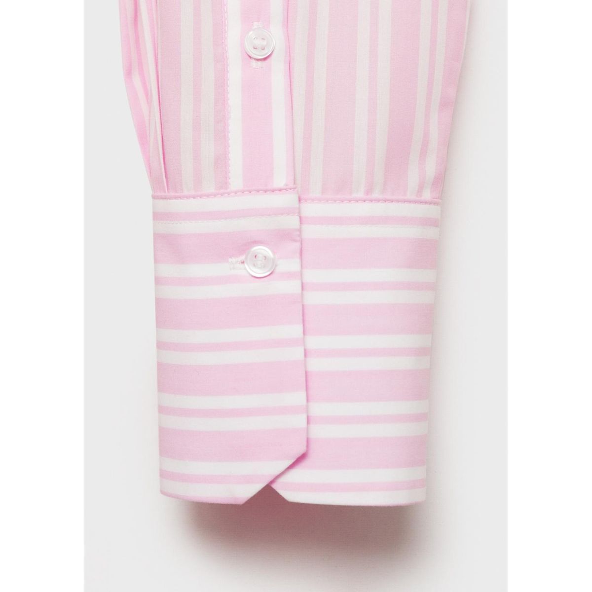 MANGO - Camisa Manga Larga Algodón Mujer Mango