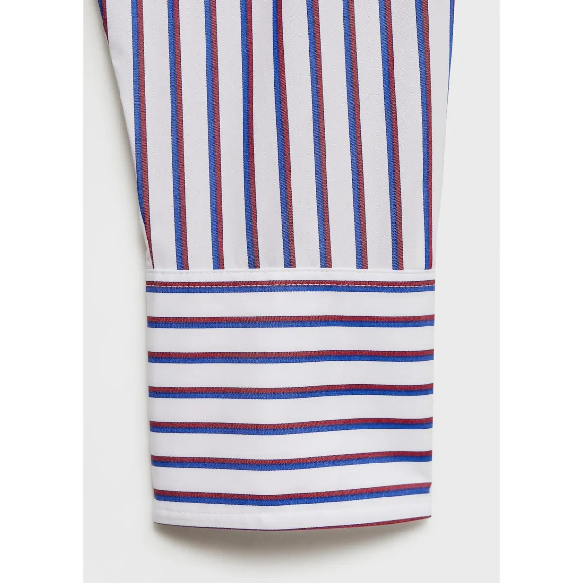 MANGO - Camisa Crop Manga Larga Casual Mujer Mango