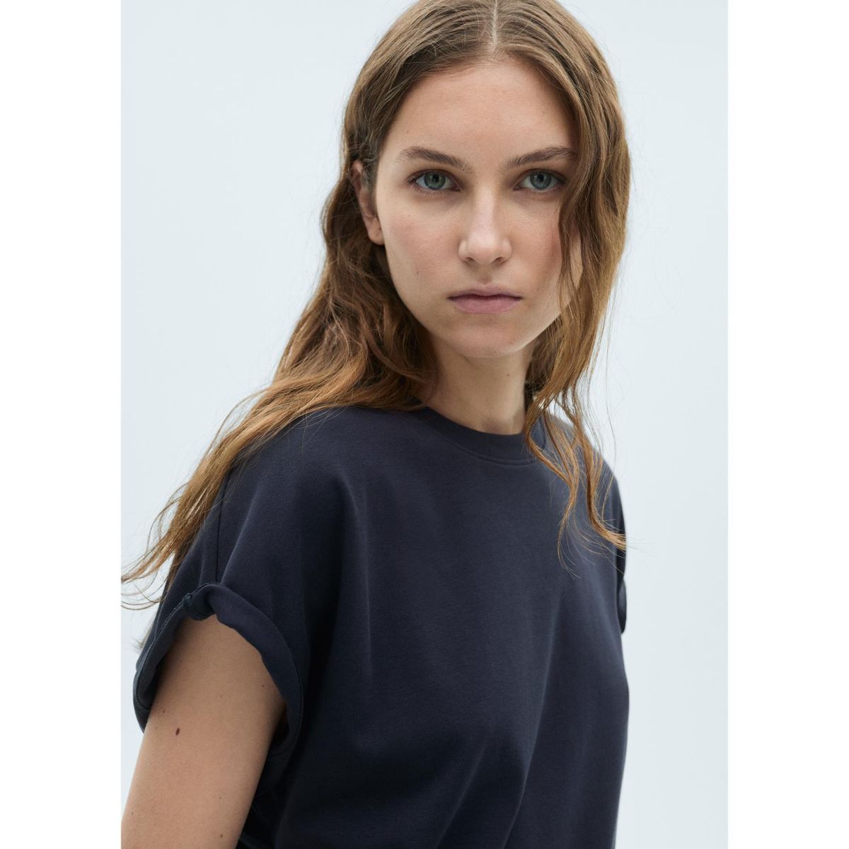 MANGO - Polo Manga Corta 100% Algodón Mujer Mango