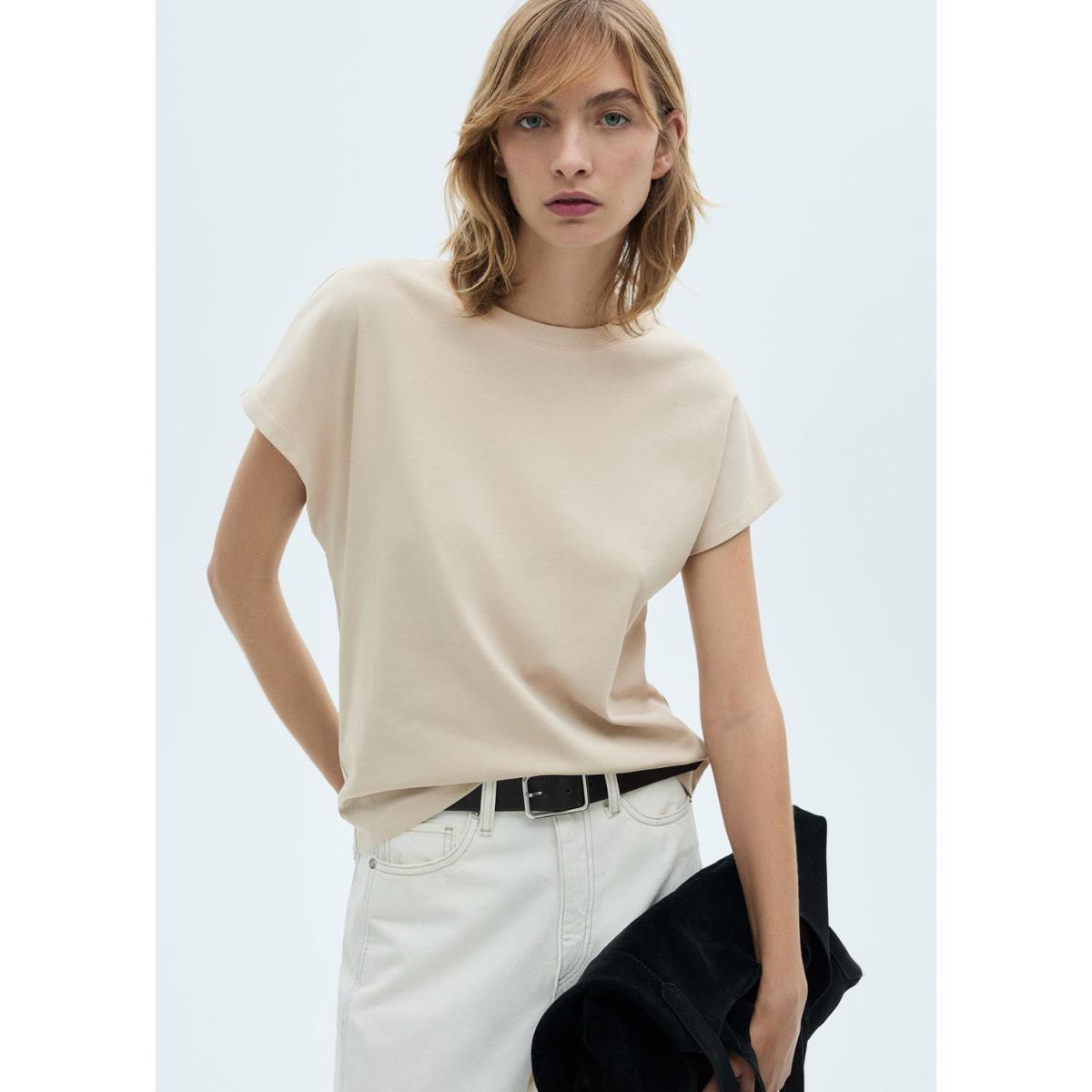 MANGO - Polo Manga Corta 100% Algodón Mujer Mango