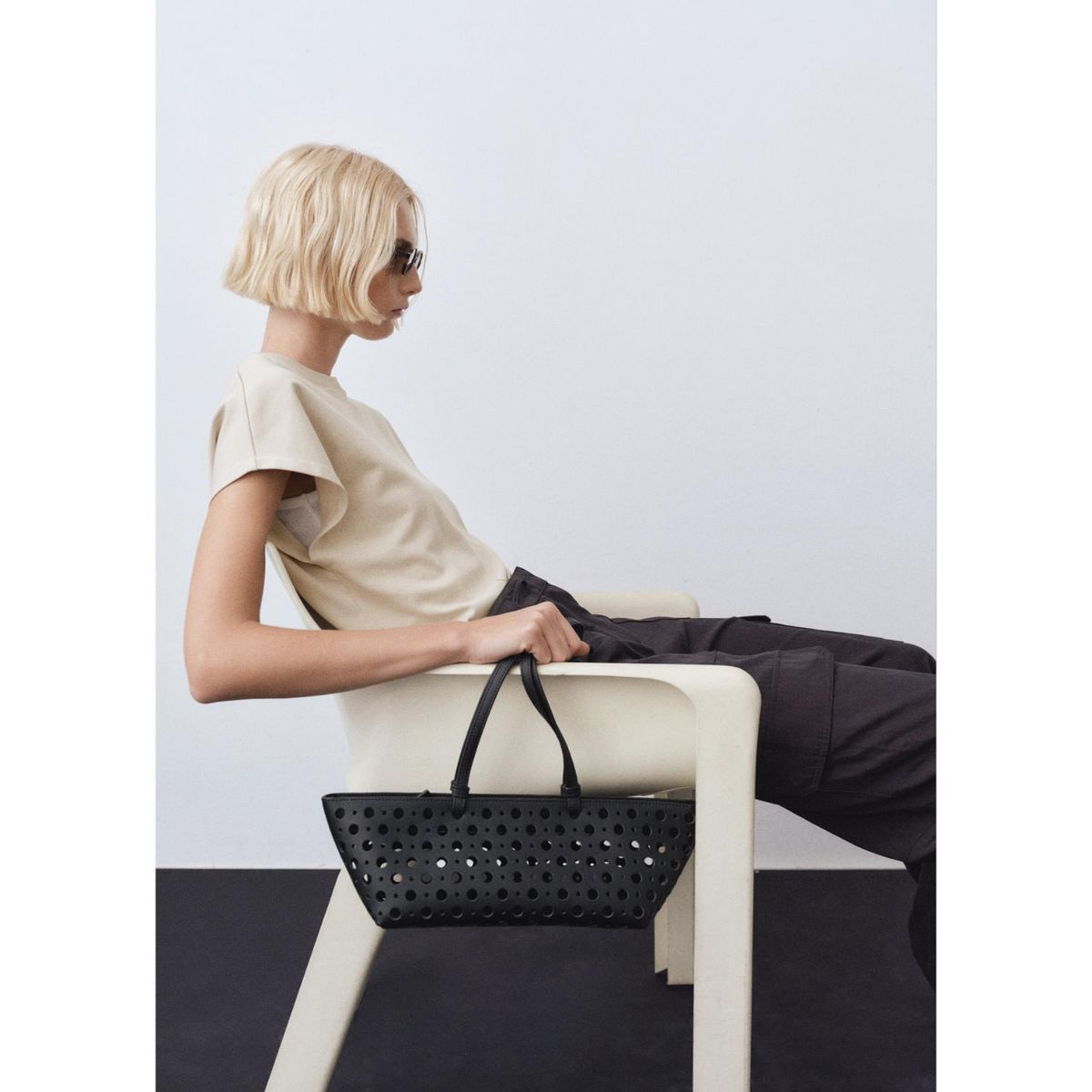 MANGO - Polo Manga Corta 100% Algodón Mujer Mango