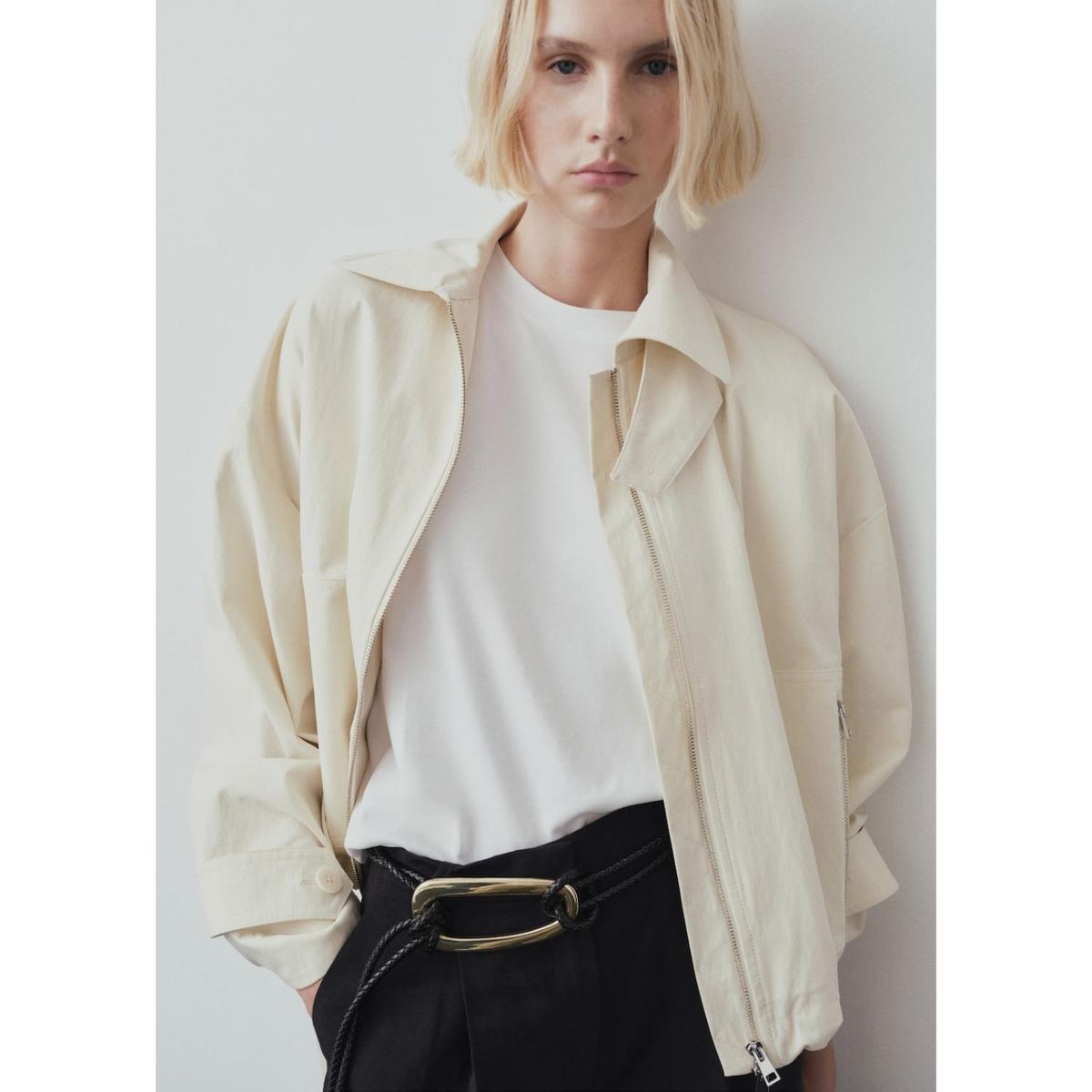 MANGO - Polo Manga Corta 100% Algodón Mujer Mango