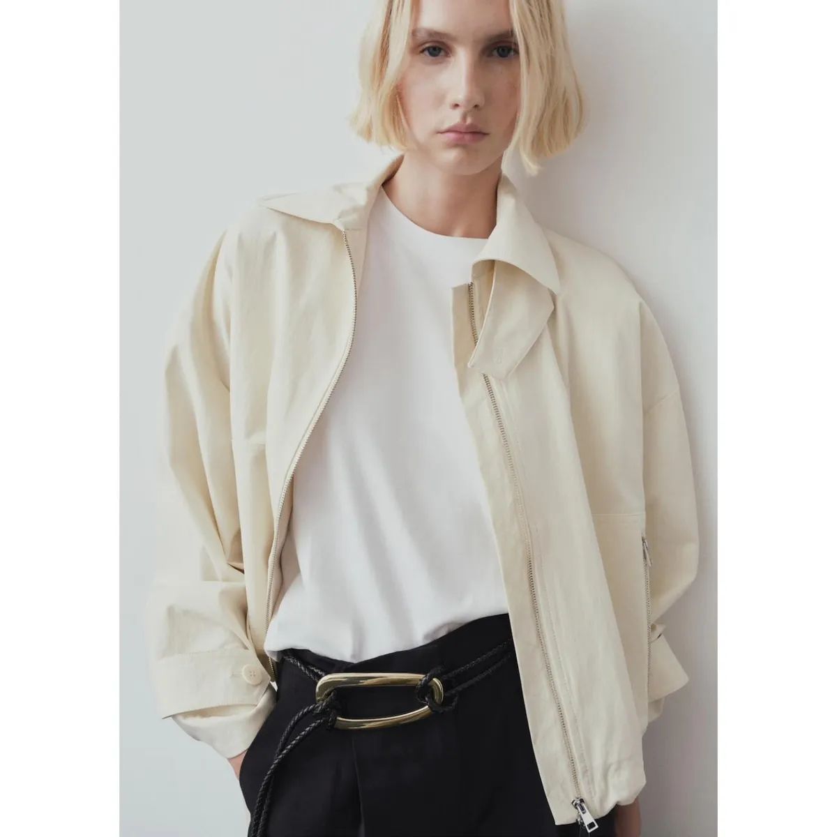 MANGO - Polo Manga Corta 100% Algodón Mujer Mango