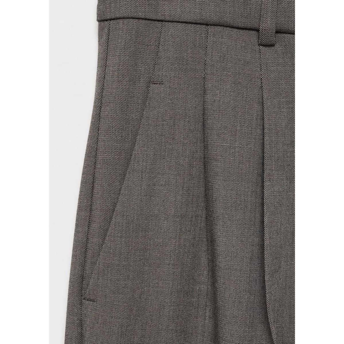 MANGO - Pantalón Wide Casual Mujer Mango