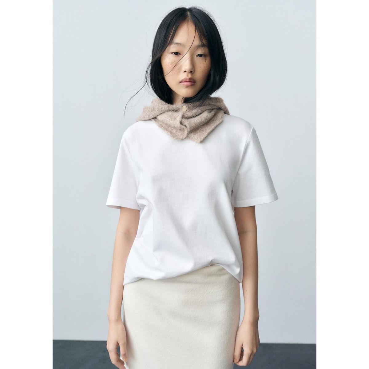 MANGO - Polo Manga Corta 100% Algodón Mujer Mango