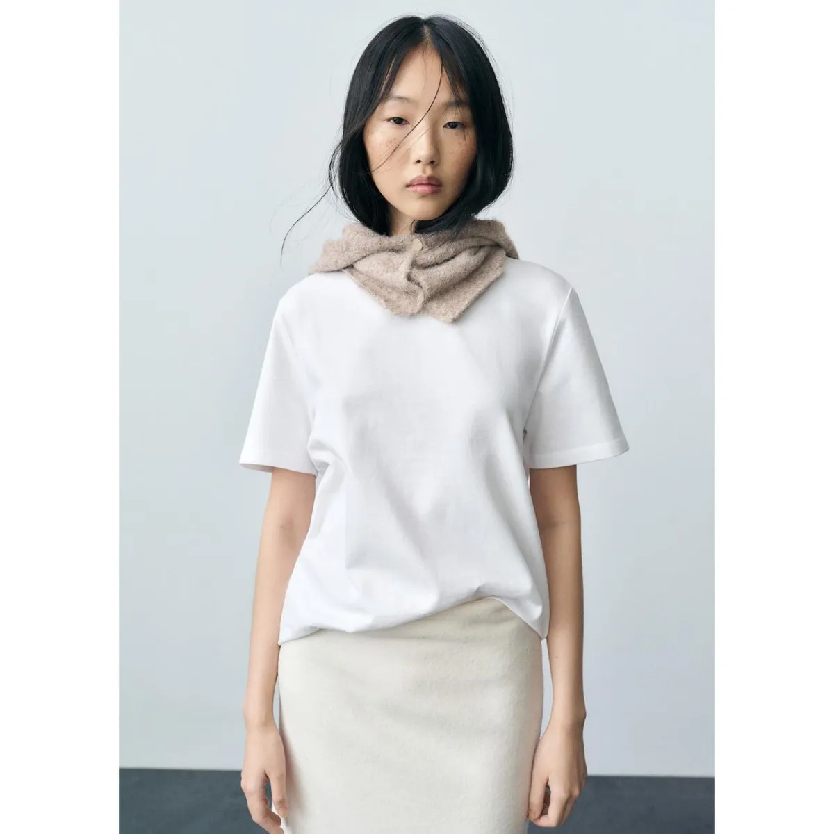 MANGO - Polo Manga Corta 100% Algodón Mujer Mango