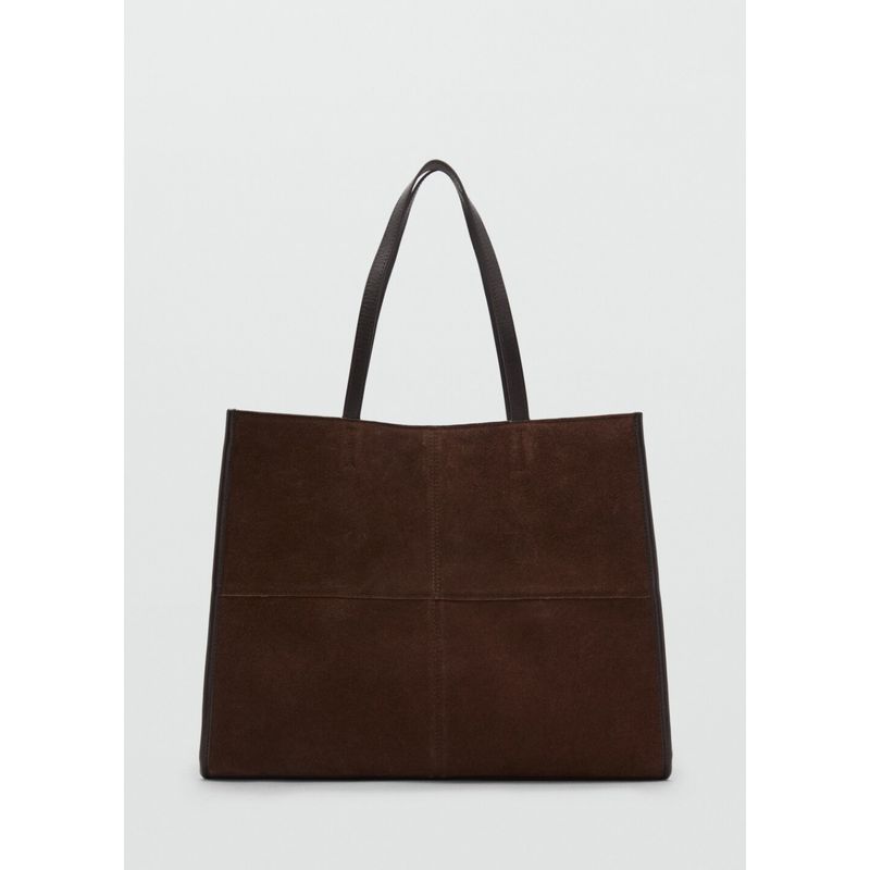 MANGO - Cartera Fes 100% Cuero Mujer Mango