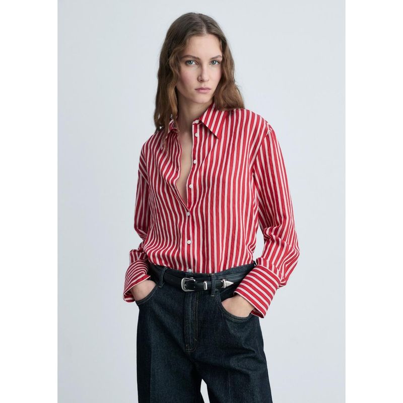 MANGO - Blusa Casual Mujer Mango