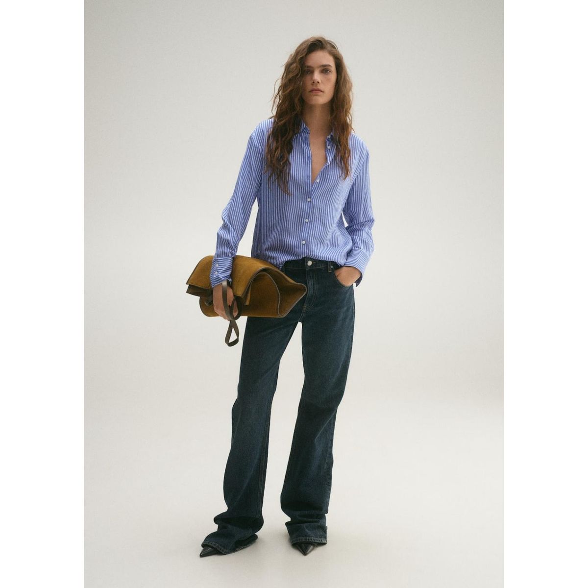 MANGO - Blusa Casual Mujer Mango